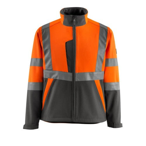 Front - Mascot Unisex Adult Safe Light Soft Shell Jacket
