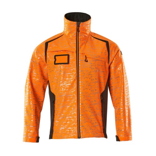 Front - Mascot Mens Accelerate Safe Soft Shell Jacket