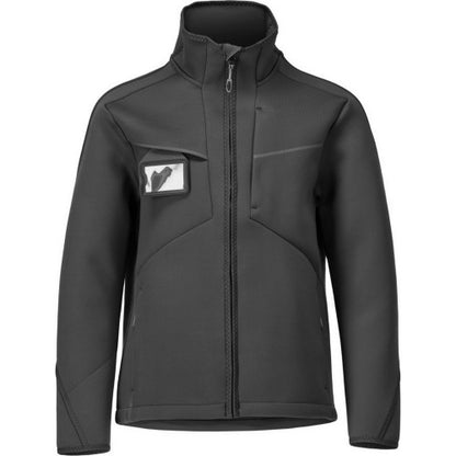 Front - Mascot Mens Customised Stretch Soft Shell Jacket
