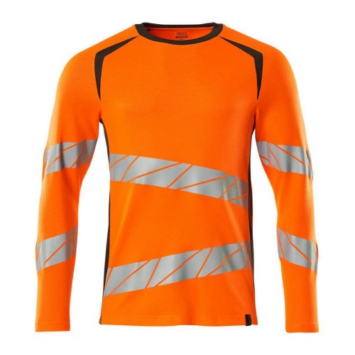Front - Mascot Mens Accelerate Safe Long-Sleeved T-Shirt