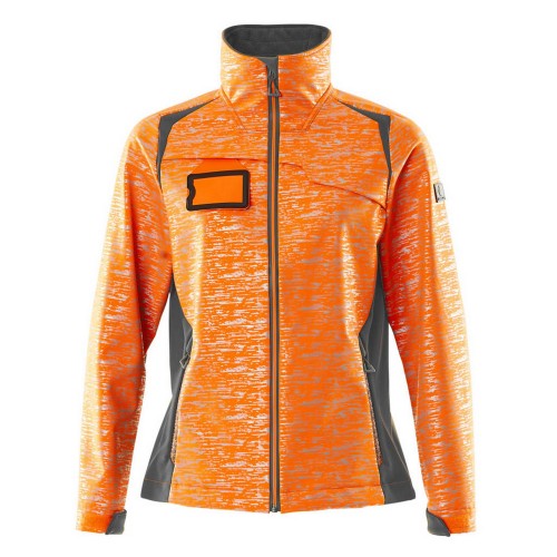 Front - Mascot Womens/Ladies Accelerate Safe High-Vis Soft Shell Jacket