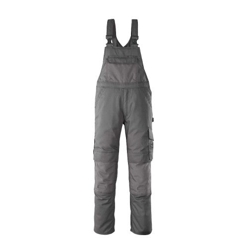 Front - Mascot Mens Hardwear Orense Knee Pad Pockets Bib And Brace Overall