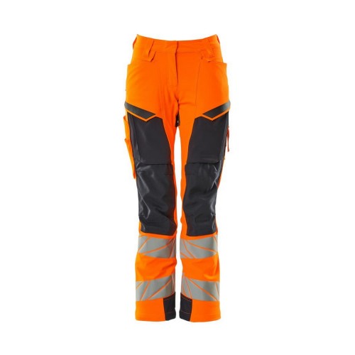 Front - Mascot Mens Accelerate Safe Knee Pad Pockets Trousers