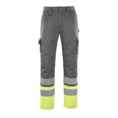 Front - Mascot Mens Patos Safe Complete Hi-Vis Work Trousers