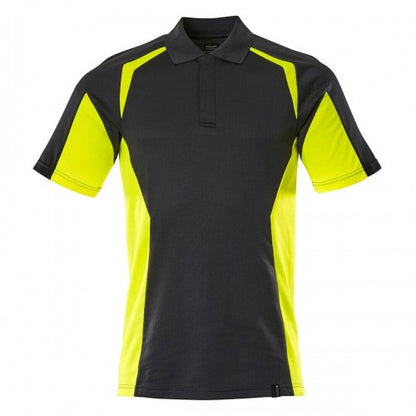 Front - Mascot Mens Accelerate Safe Hi-Vis Polo Shirt