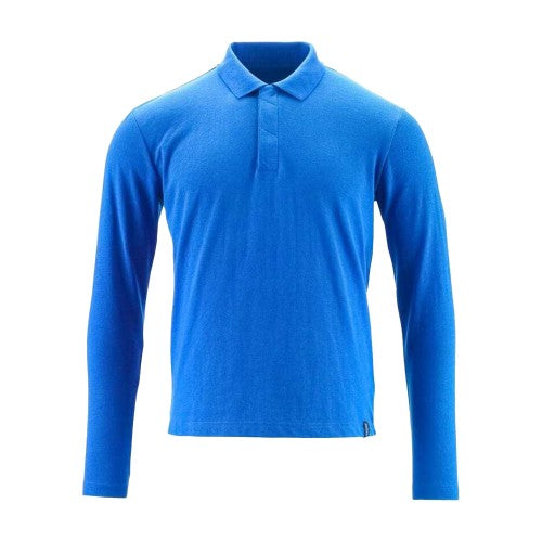 Front - Mascot Mens Crossover Long-Sleeved Polo Shirt