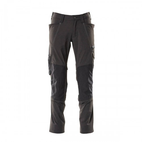 Front - Mascot Mens Accelerate Stretch Knee Pad Pockets Work Trousers