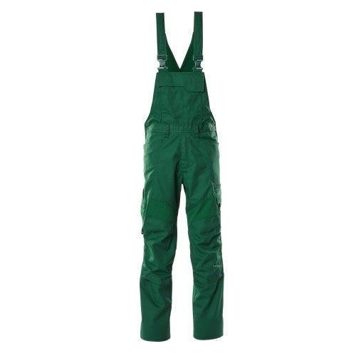 Front - Mascot Mens Accelerate Stretch Knee Pad Pockets Bib And Brace Overall