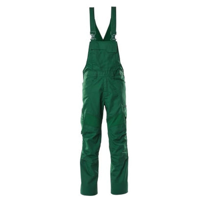 Front - Mascot Mens Accelerate Stretch Knee Pad Pockets Bib And Brace Overall