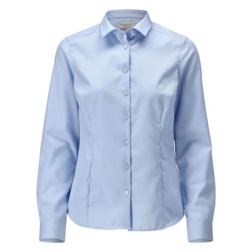 Front - Mascot Womens/Ladies Frontline Poplin Shirt