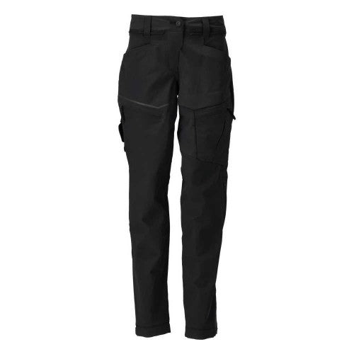 Front - Mascot Womens/Ladies Customised 4 Way Stretch Fitted Work Trousers