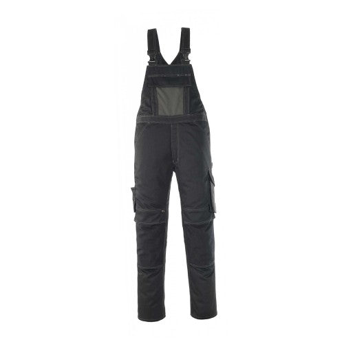 Front - Mascot Mens Unique Leipzig Knee Pad Pockets Work Bib And Brace Overall