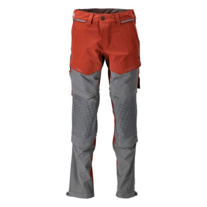 Front - Mascot Mens Customised Knee Pad Pockets Short Work Trousers