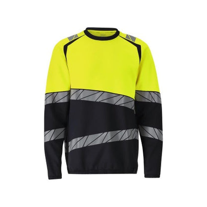 Front - Mascot Mens Two Toned Hi-Vis Modern Sweatshirt