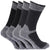 Front - Mens Heavy Weight Reinforced Toe Work Boot Socks (Pack Of 4)