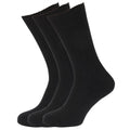 Front - Mens Wool Blend Socks With Wool Padded Sole (Pack Of 3)