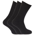 Front - Mens Wool Blend Non Elastic Top Light Hold Socks (Pack Of 3)