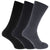 Front - Mens Big Foot Non Elastic Diabetic Socks (3 Pairs)