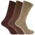 Front - Mens Extra Wide Comfort Fit Wide Feet Diabetic Socks (3 Pairs)