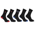 Front - Mens Assorted Motif Sport Socks (5 Pairs)