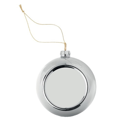 Front - MidOcean Happy Sublimation Ball Christmas Decoration