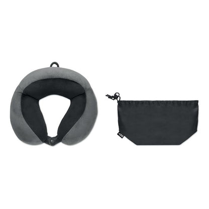 Stone Grey - Lifestyle - MidOcean Hedrest Travel Pillow