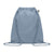 Front - MidOcean Yuki Organic Cotton Drawstring Bag
