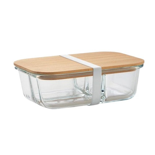 Front - MidOcean Tundra 3 Bamboo Glass Lunch Box
