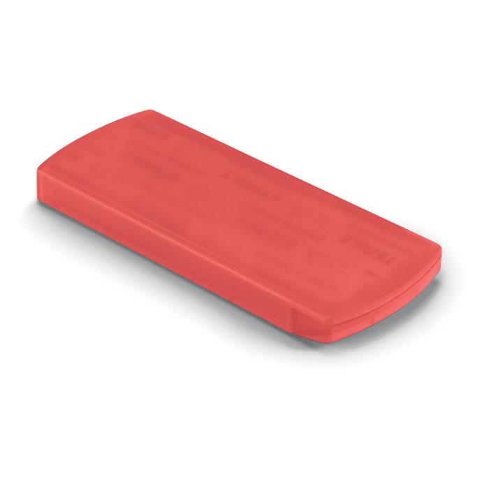 Transparent Red - Front - MidOcean Evan Plasters (Pack of 5)