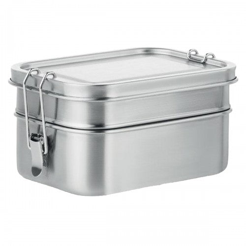 Front - MidOcean Double Chan Stainless Steel Lunch Box