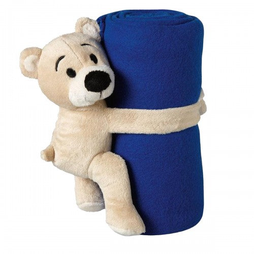 Front - MidOcean Manta Fleece Bear Blanket