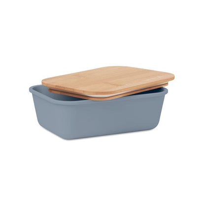 Petrol - Side - MidOcean Thursday Bamboo 1L Lunch Box