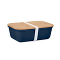 French Navy - Back - MidOcean Thursday Bamboo 1L Lunch Box