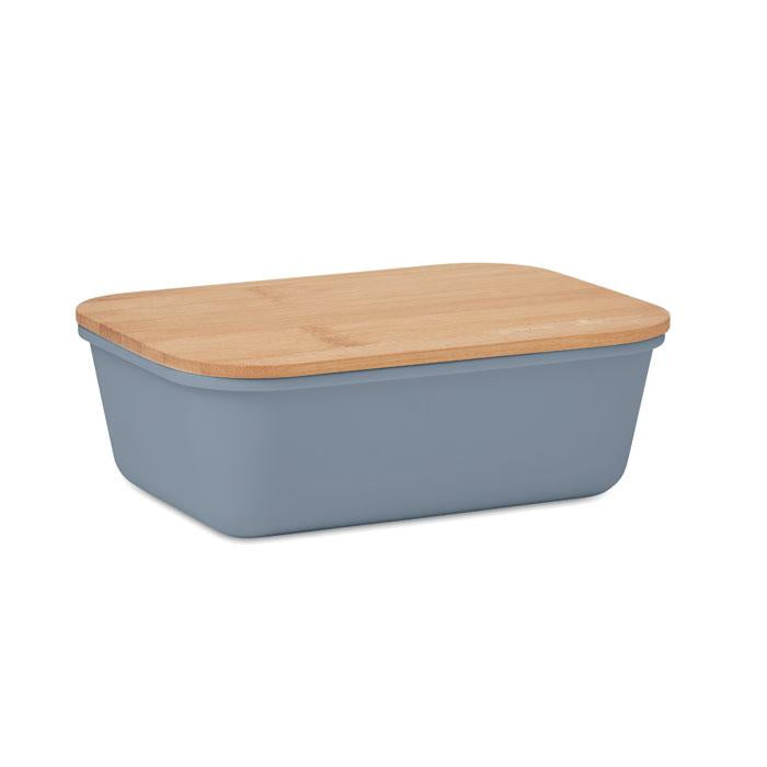 Petrol - Front - MidOcean Thursday Bamboo 1L Lunch Box
