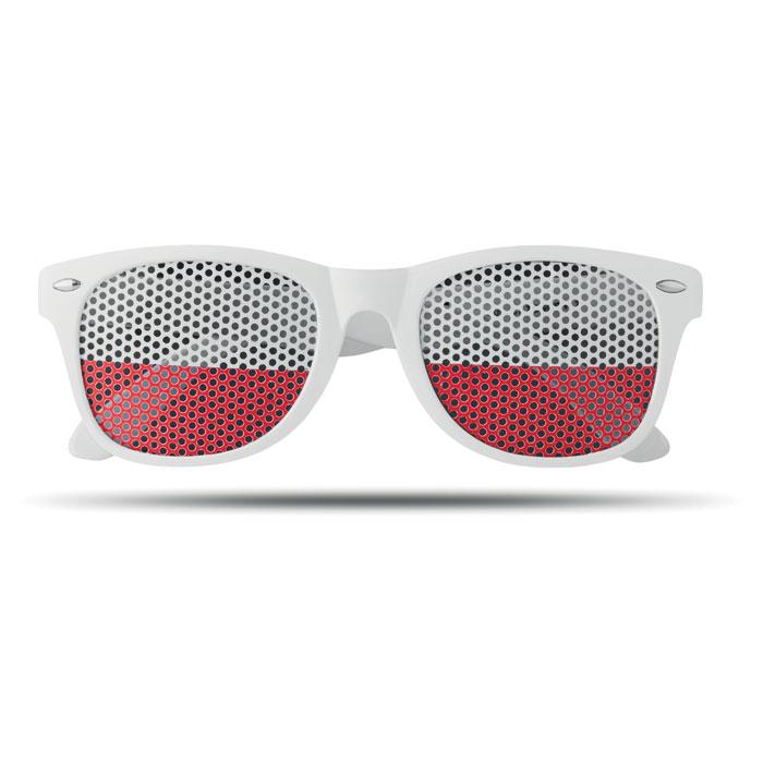 White - Front - MidOcean Flag Fun Sunglasses