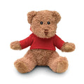 Red - Front - MidOcean Johnny Teddy Bear Plush Toy