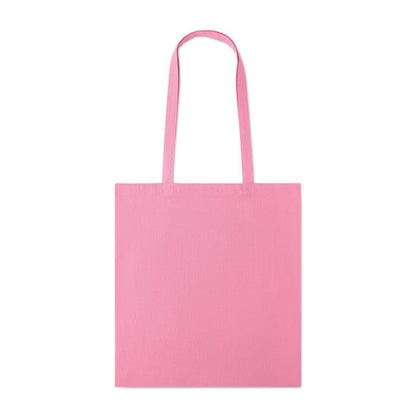 Baby Pink - Back - MidOcean Cottonel Colour + Cotton Shopper Bag