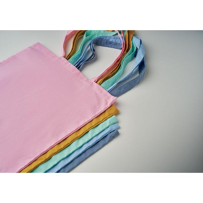 Baby Pink - Side - MidOcean Cottonel Colour + Cotton Shopper Bag