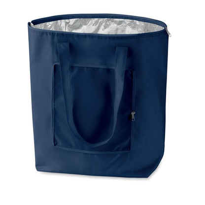 Blue - Front - MidOcean Plicool Foldable Cooler Bag