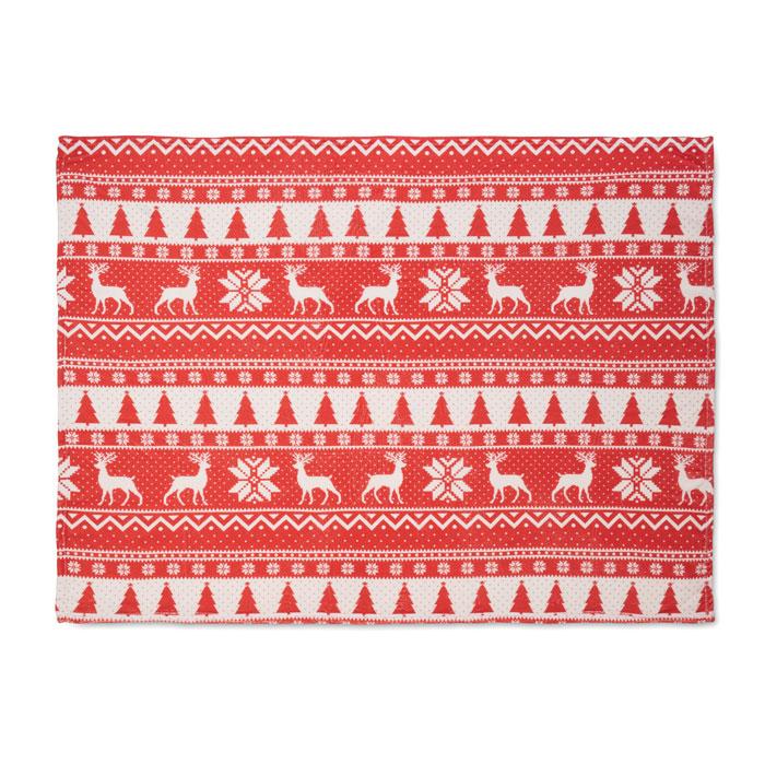 Red - Back - MidOcean TOSTI RPET Fleece Blanket