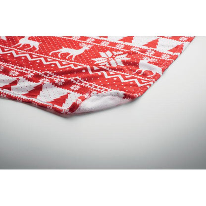 Red - Lifestyle - MidOcean TOSTI RPET Fleece Blanket
