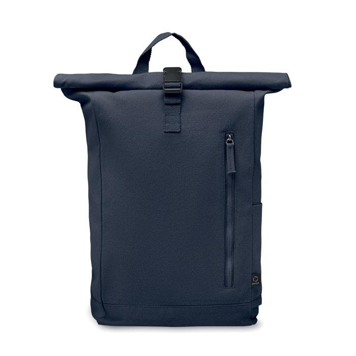French Navy - Back - MidOcean Kamet Roll Top Backpack