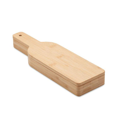 Wood - Side - MidOcean Vinovault Set Bamboo Bottle Wine Set