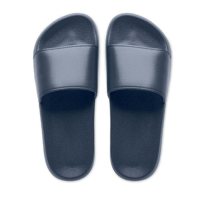 French Navy - Side - MidOcean Unisex Adult Kolam Anti-Slip Sliders
