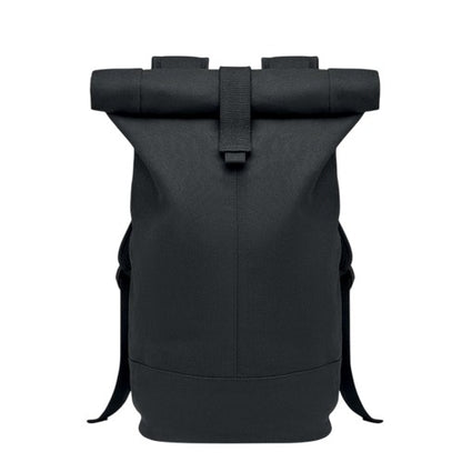 Front - MidOcean Zurich Roll Washed Canvas Backpack