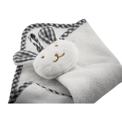 White - Back - MidOcean Baby Hug Me Rabbit Plush Hand Towel