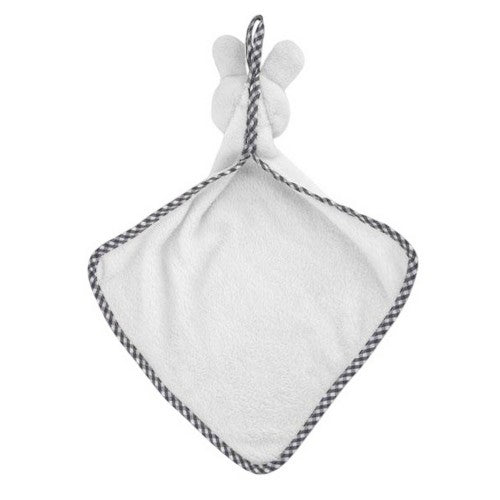White - Side - MidOcean Baby Hug Me Rabbit Plush Hand Towel