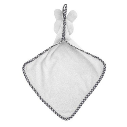 White - Side - MidOcean Baby Hug Me Rabbit Plush Hand Towel