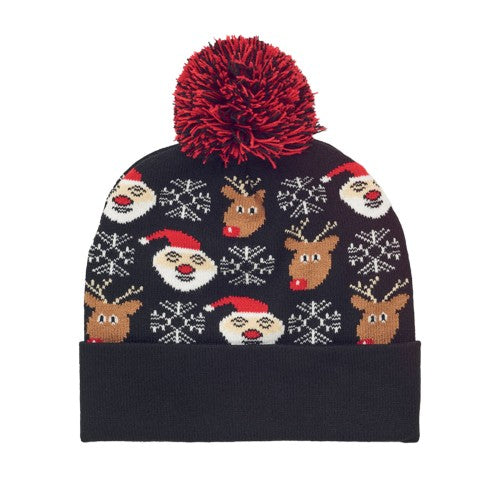 Front - MidOcean Shimas Christmas Knitted Beanie