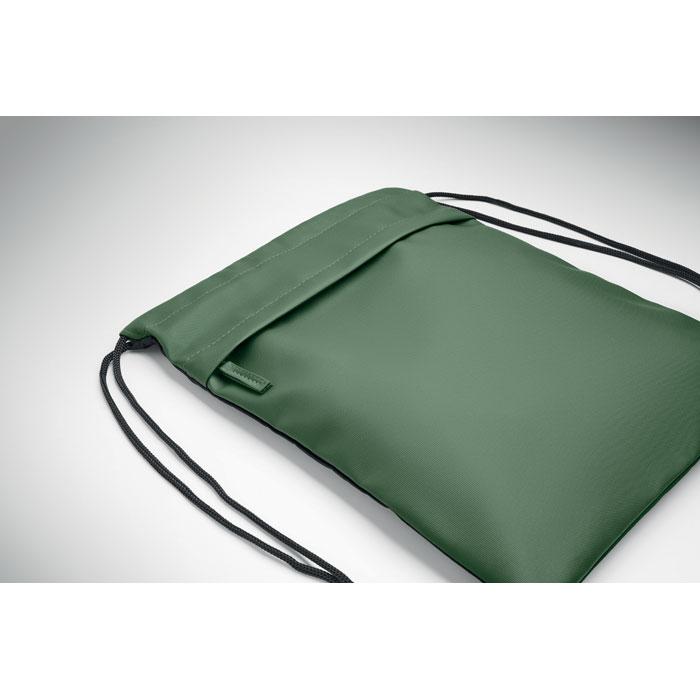 Dark Green - Lifestyle - MidOcean RPET Polyester Drawstring Bag